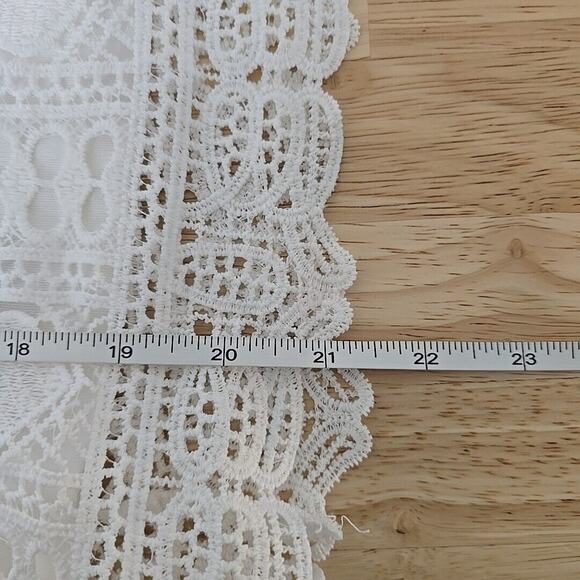 NWT Sunday In Brooklyn Anthropologie Off The Shoulder Lace Eyelet Top Size Small - Picture 6 of 11